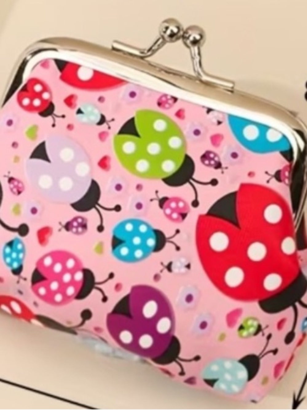 🐞🩷🐞 “PINK LADYBUG” COIN PURSE. 🐞🩷🐞